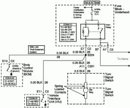 Horn Schematic Section