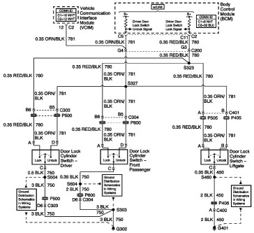 Key Cylinder Switch Schematic